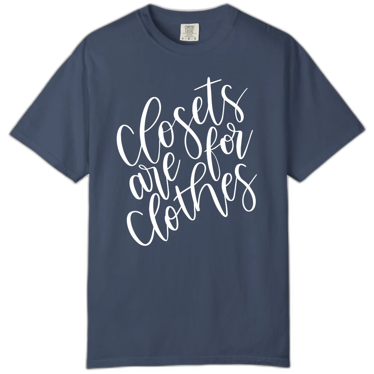 White calligraphy text reading 'We are all connected' with intertwining letters on gray background in Midnight