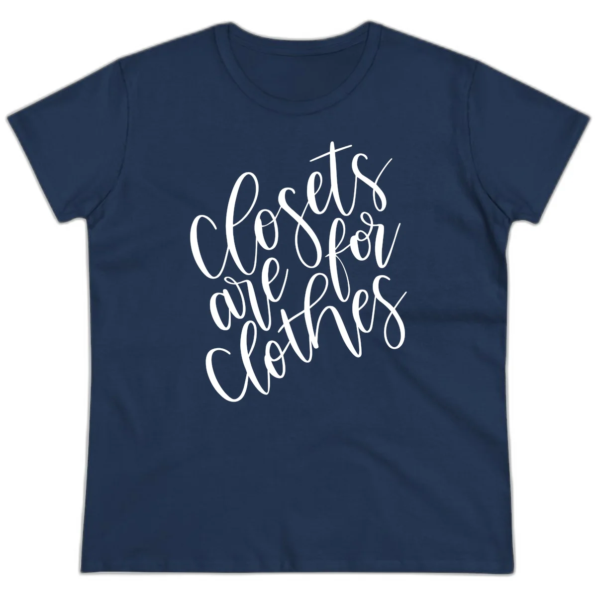 White calligraphy text reading 'We are all connected' with intertwining letters on gray background in Navy