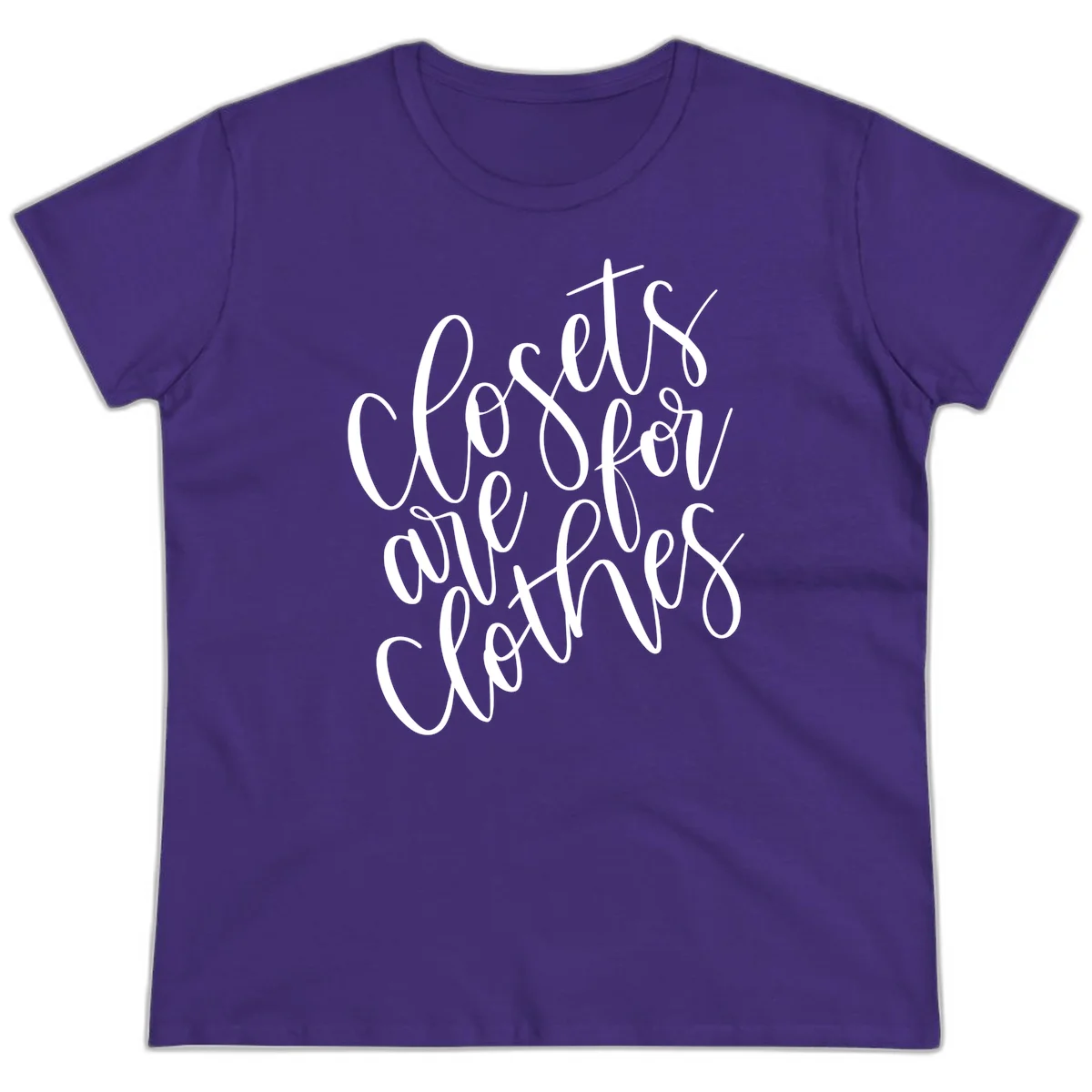 White calligraphy text reading 'We are all connected' with intertwining letters on gray background in Purple