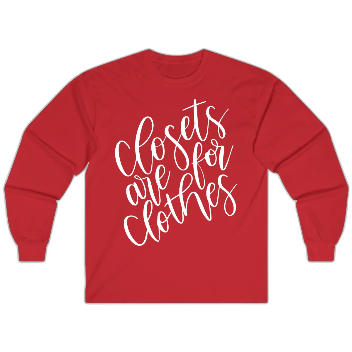 White calligraphy text reading 'We are all connected' with intertwining letters on gray background in Red