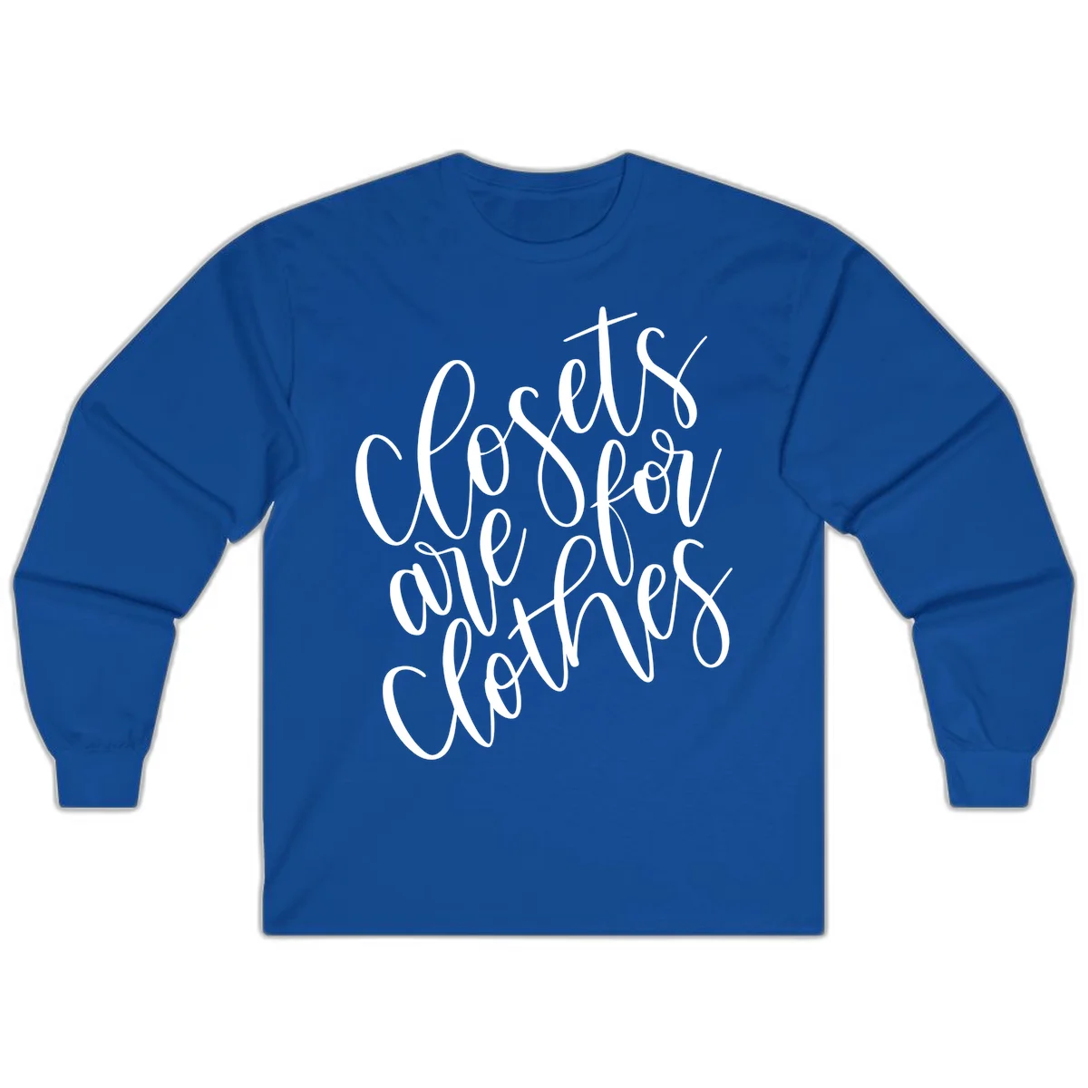 White calligraphy text reading 'We are all connected' with intertwining letters on gray background in Royal