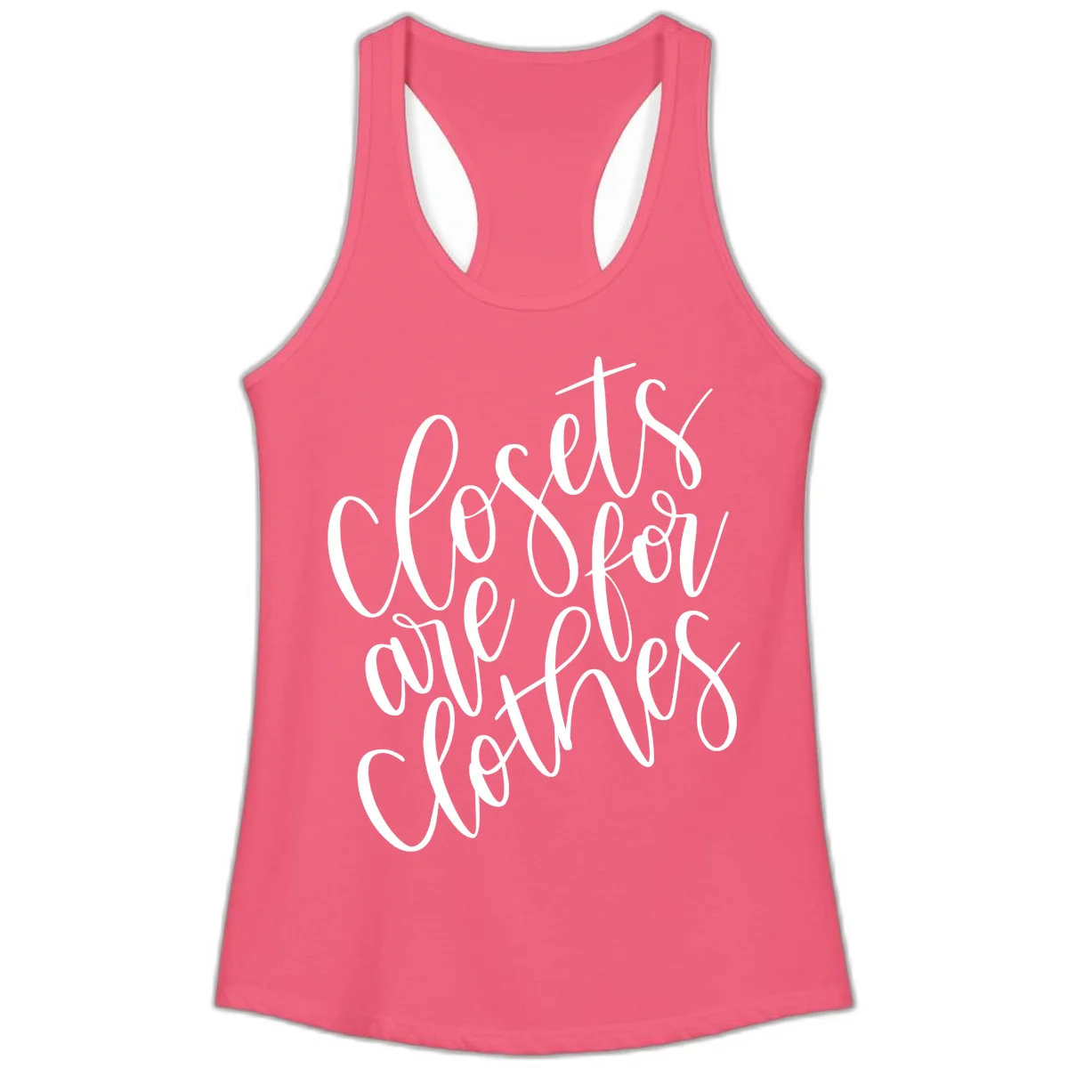 White calligraphy text reading 'We are all connected' with intertwining letters on gray background in Hot Pink