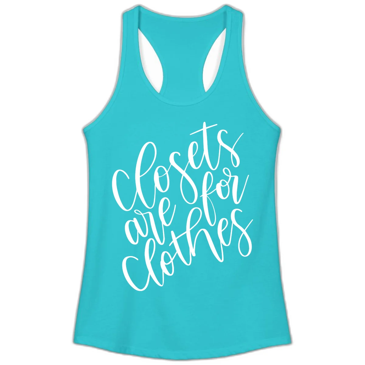 White calligraphy text reading 'We are all connected' with intertwining letters on gray background in Solid Tahiti Blue