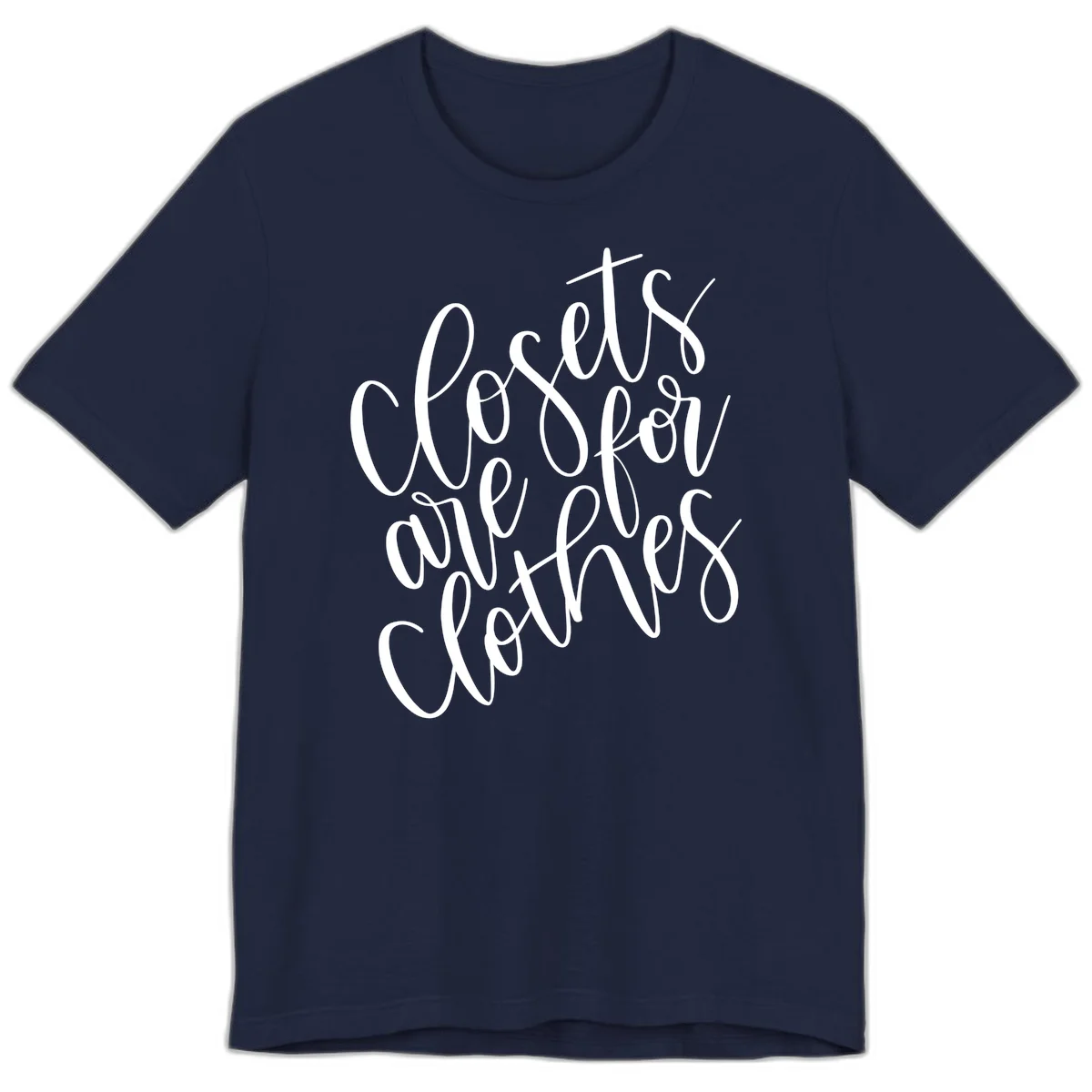 White calligraphy text reading 'We are all connected' with intertwining letters on gray background in Navy