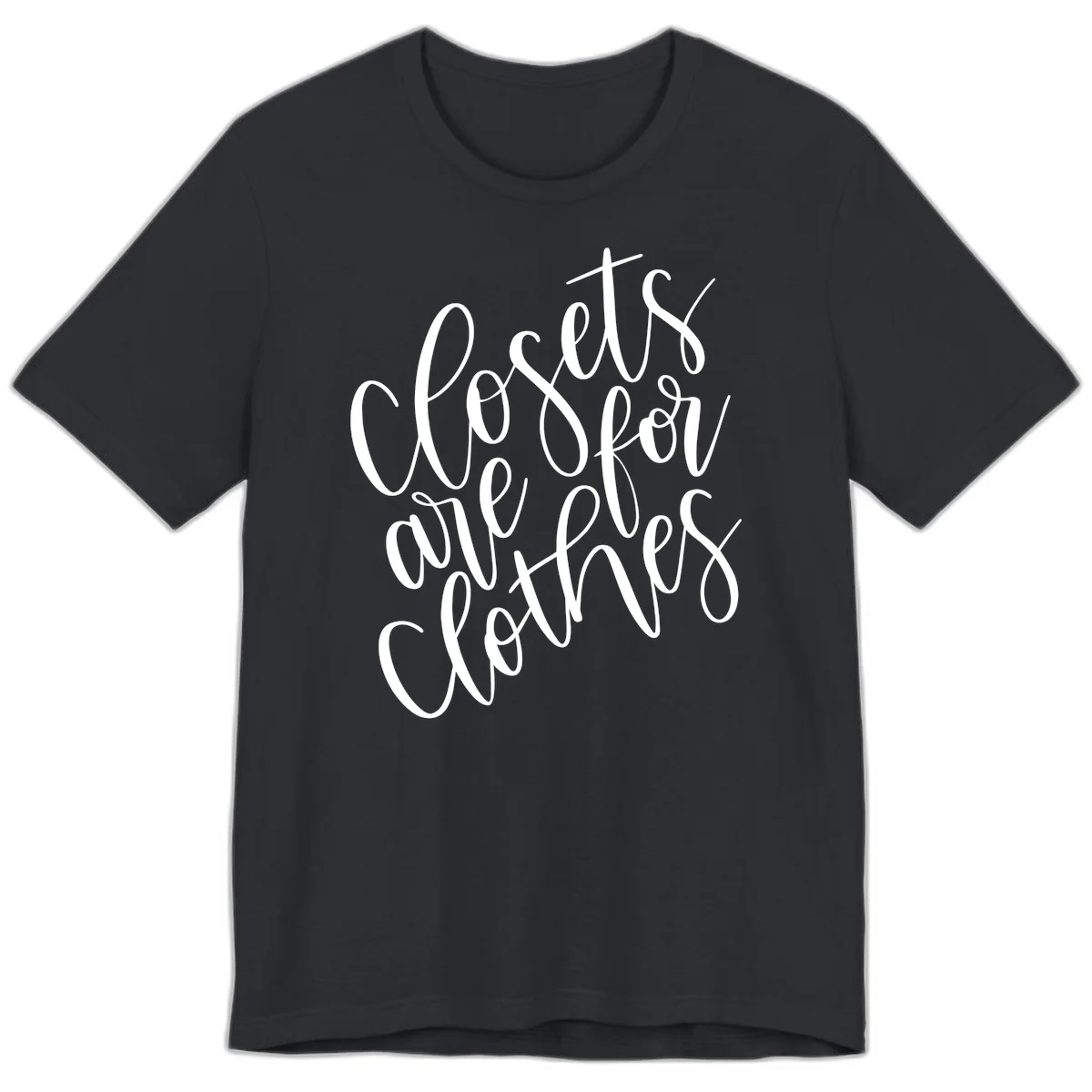 White calligraphy text reading 'We are all connected' with intertwining letters on gray background in Vintage Black