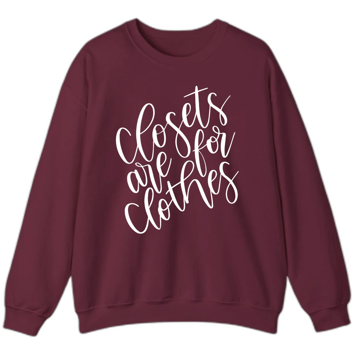 White calligraphy text reading 'We are all connected' with intertwining letters on gray background in Maroon