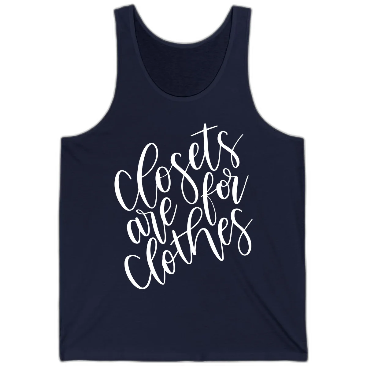 White calligraphy text reading 'We are all connected' with intertwining letters on gray background in Navy