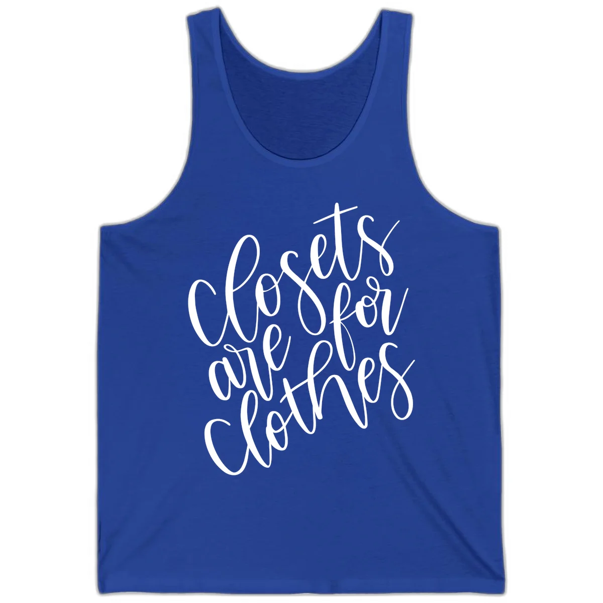 White calligraphy text reading 'We are all connected' with intertwining letters on gray background in True Royal