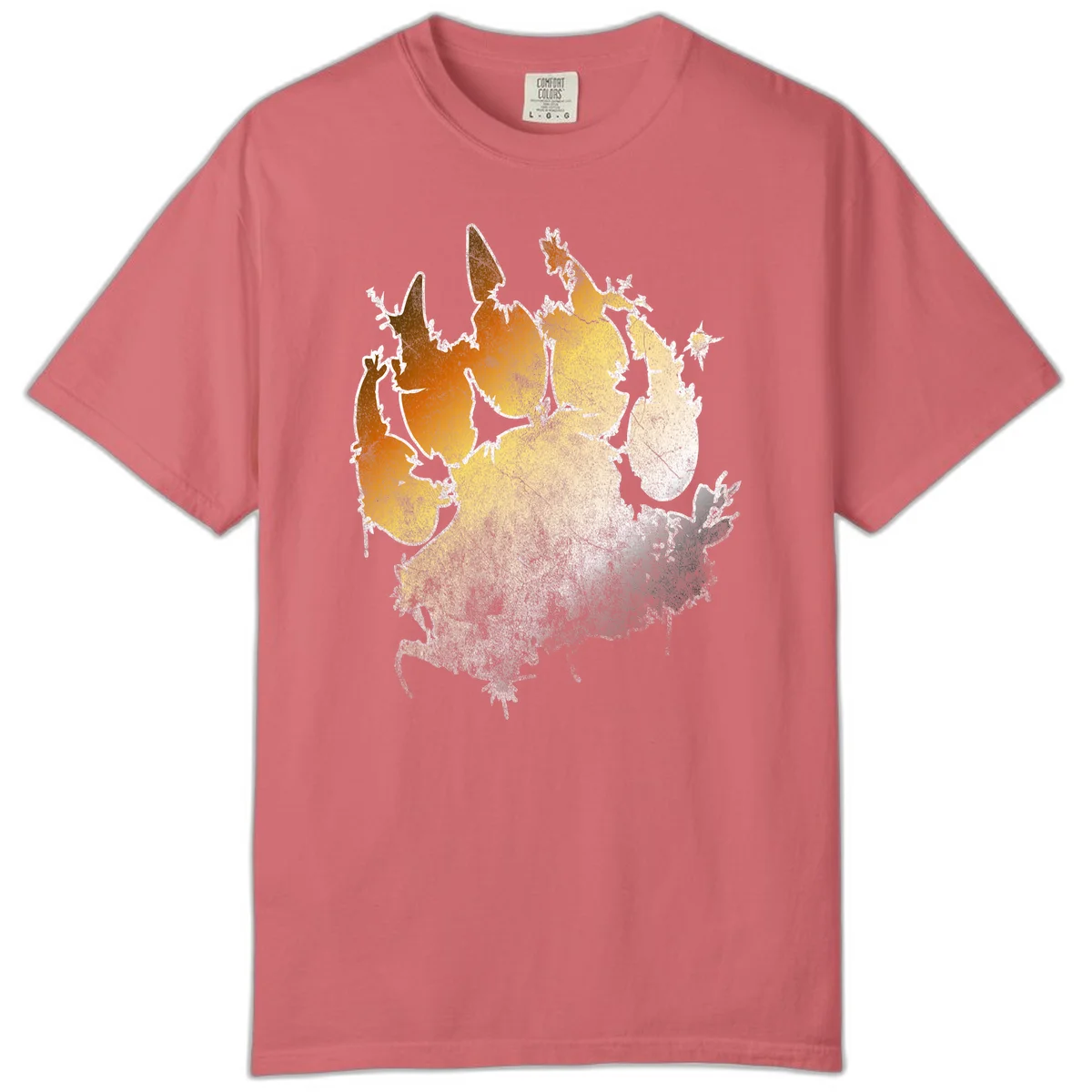 Russia heat map gradient design featuring warm brown and orange tones in the west transitioning to pale yellow and cream in the east in Watermelon