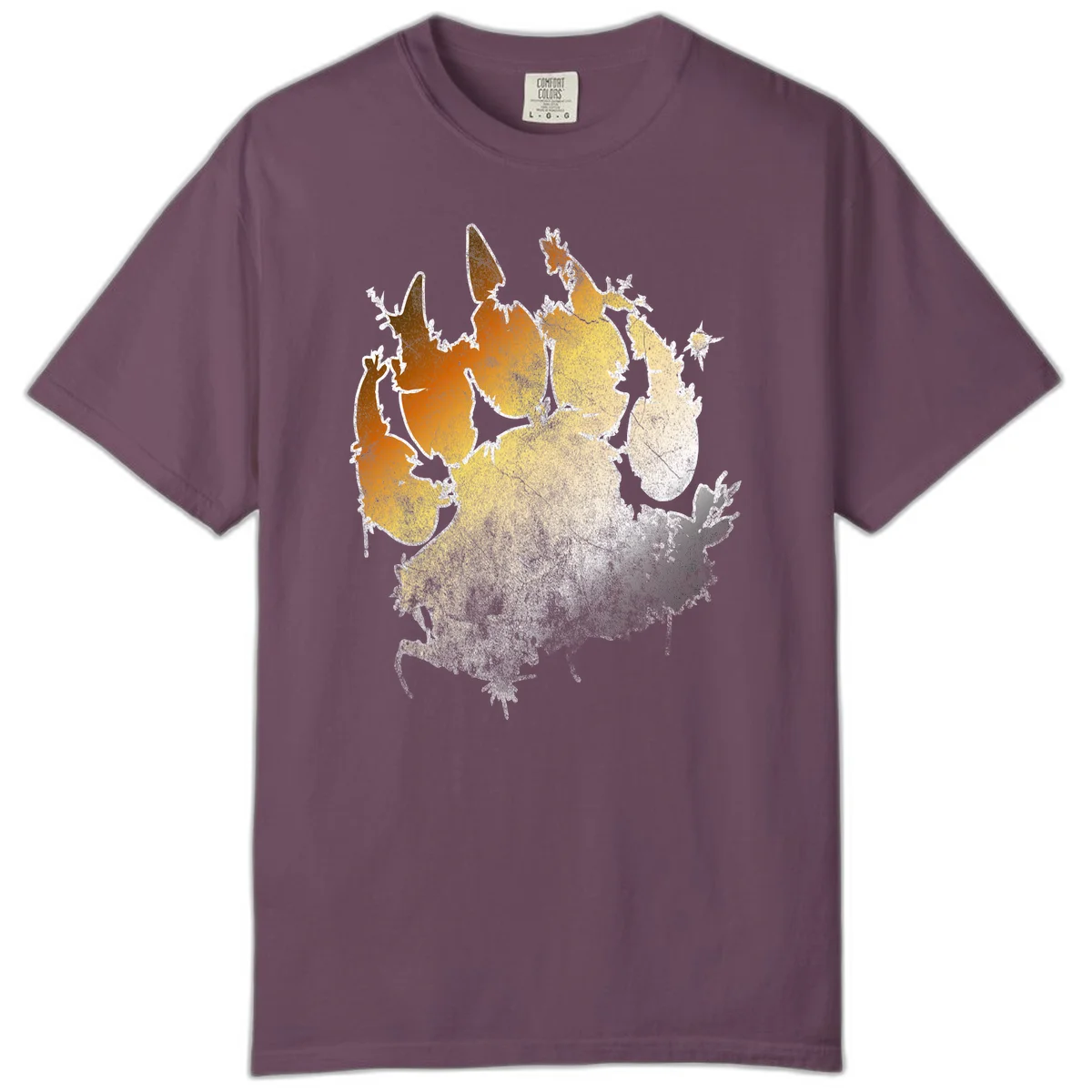 Russia heat map gradient design featuring warm brown and orange tones in the west transitioning to pale yellow and cream in the east in Berry