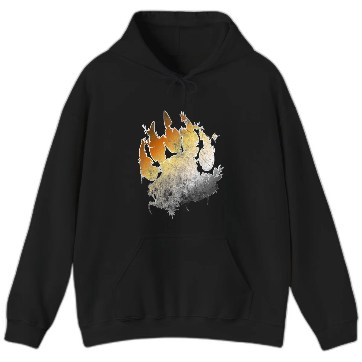 Russia heat map gradient design featuring warm brown and orange tones in the west transitioning to pale yellow and cream in the east in Black