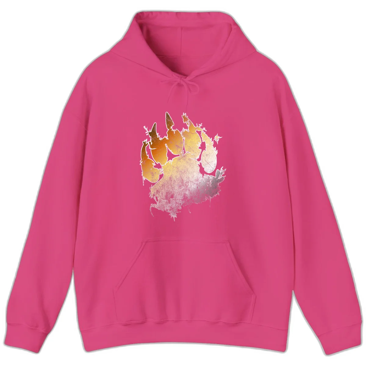 Russia heat map gradient design featuring warm brown and orange tones in the west transitioning to pale yellow and cream in the east in Heliconia