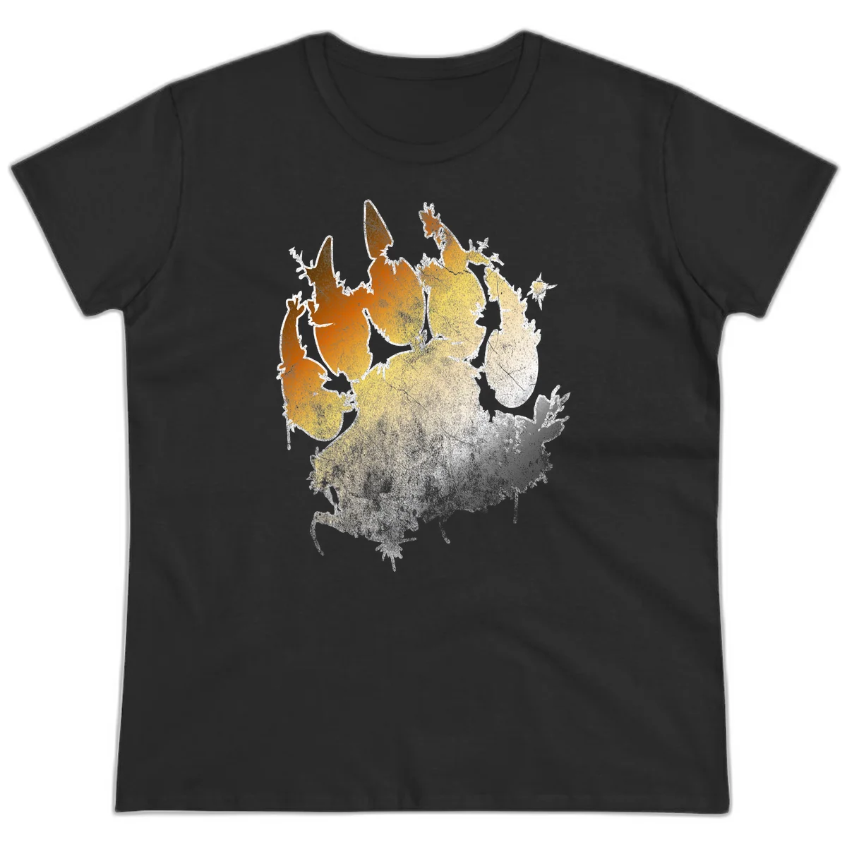 Russia heat map gradient design featuring warm brown and orange tones in the west transitioning to pale yellow and cream in the east in Black