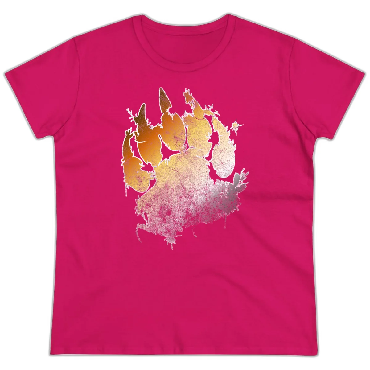 Russia heat map gradient design featuring warm brown and orange tones in the west transitioning to pale yellow and cream in the east in Heliconia