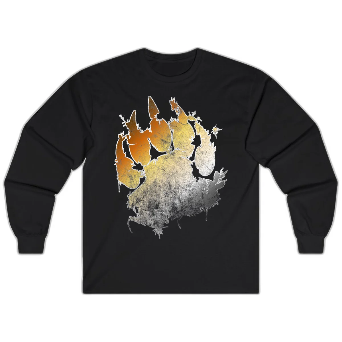 Russia heat map gradient design featuring warm brown and orange tones in the west transitioning to pale yellow and cream in the east in Black