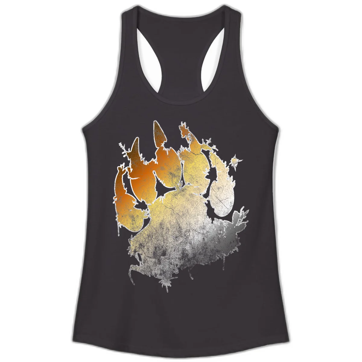 Russia heat map gradient design featuring warm brown and orange tones in the west transitioning to pale yellow and cream in the east in Black