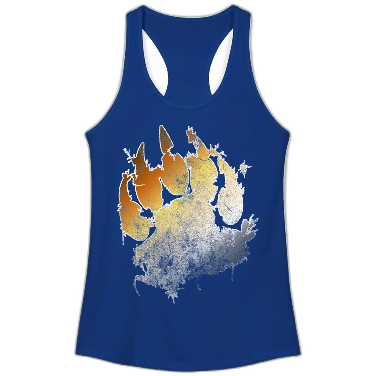 Russia heat map gradient design featuring warm brown and orange tones in the west transitioning to pale yellow and cream in the east in Solid Royal