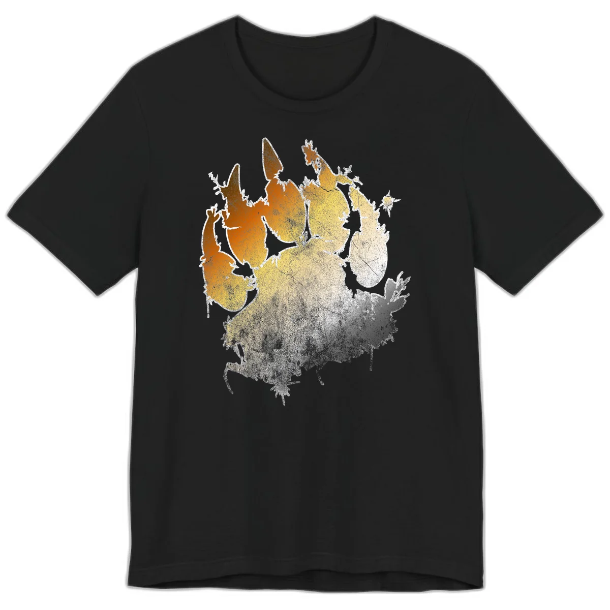 Russia heat map gradient design featuring warm brown and orange tones in the west transitioning to pale yellow and cream in the east in Black