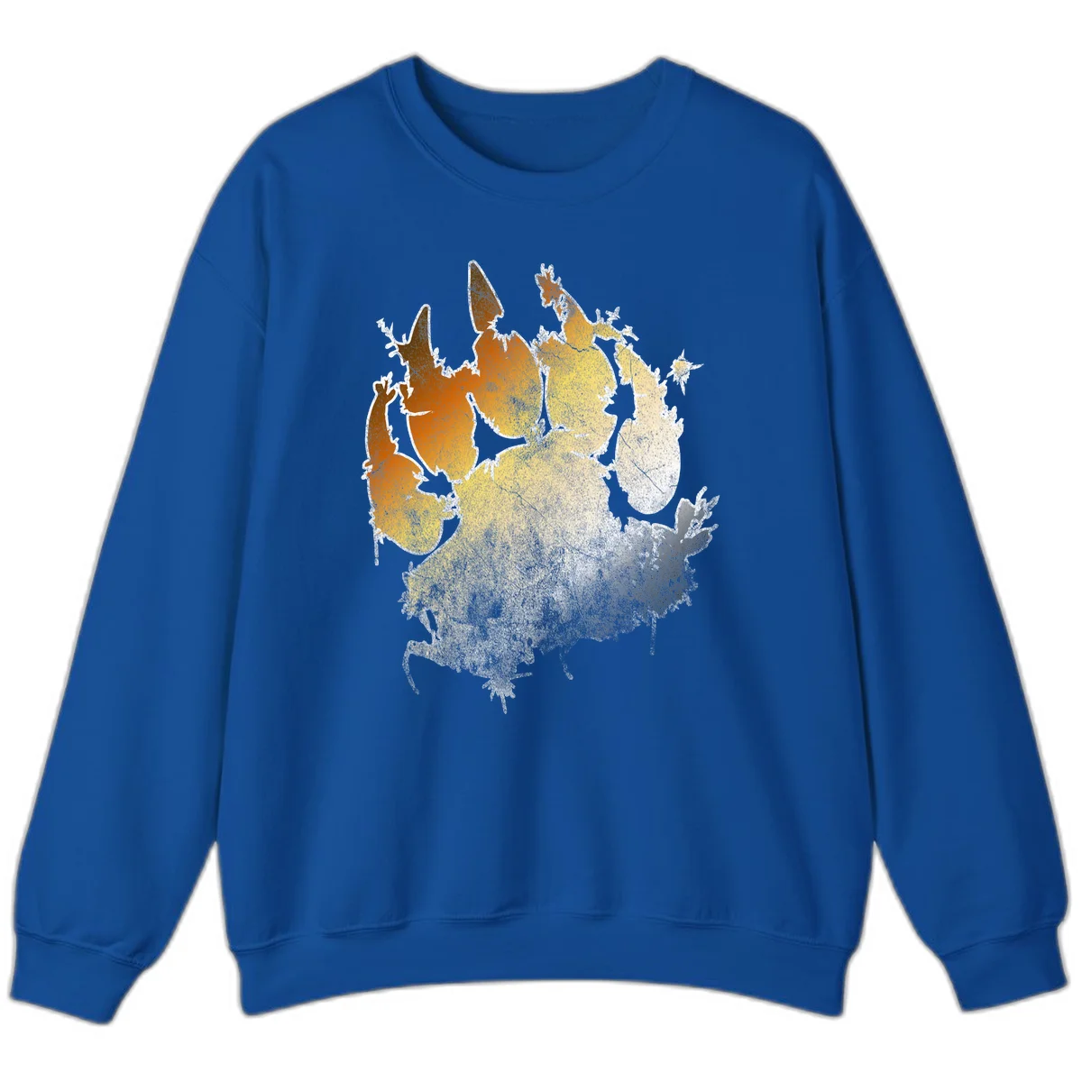 Russia heat map gradient design featuring warm brown and orange tones in the west transitioning to pale yellow and cream in the east in Royal