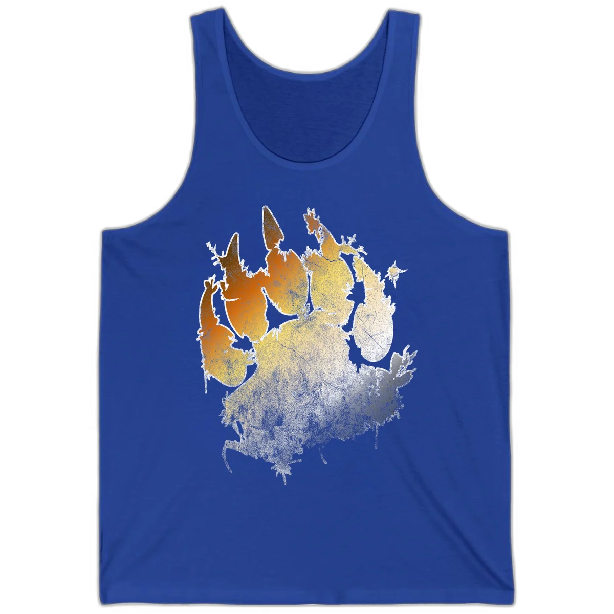 Russia heat map gradient design featuring warm brown and orange tones in the west transitioning to pale yellow and cream in the east in True Royal