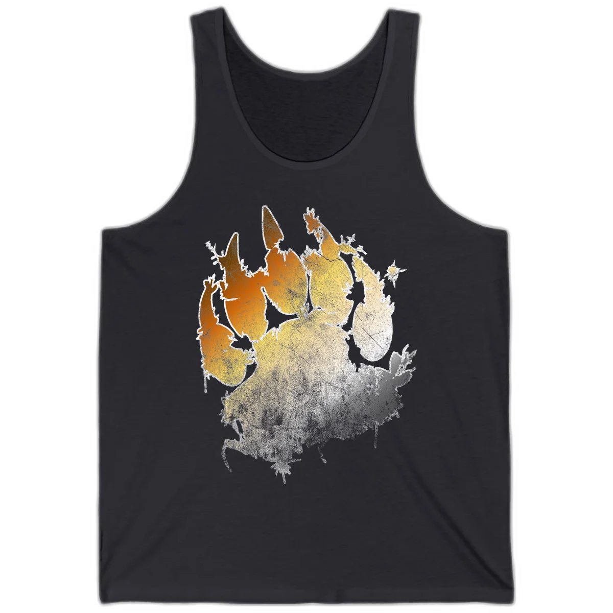 Russia heat map gradient design featuring warm brown and orange tones in the west transitioning to pale yellow and cream in the east in Dark Grey