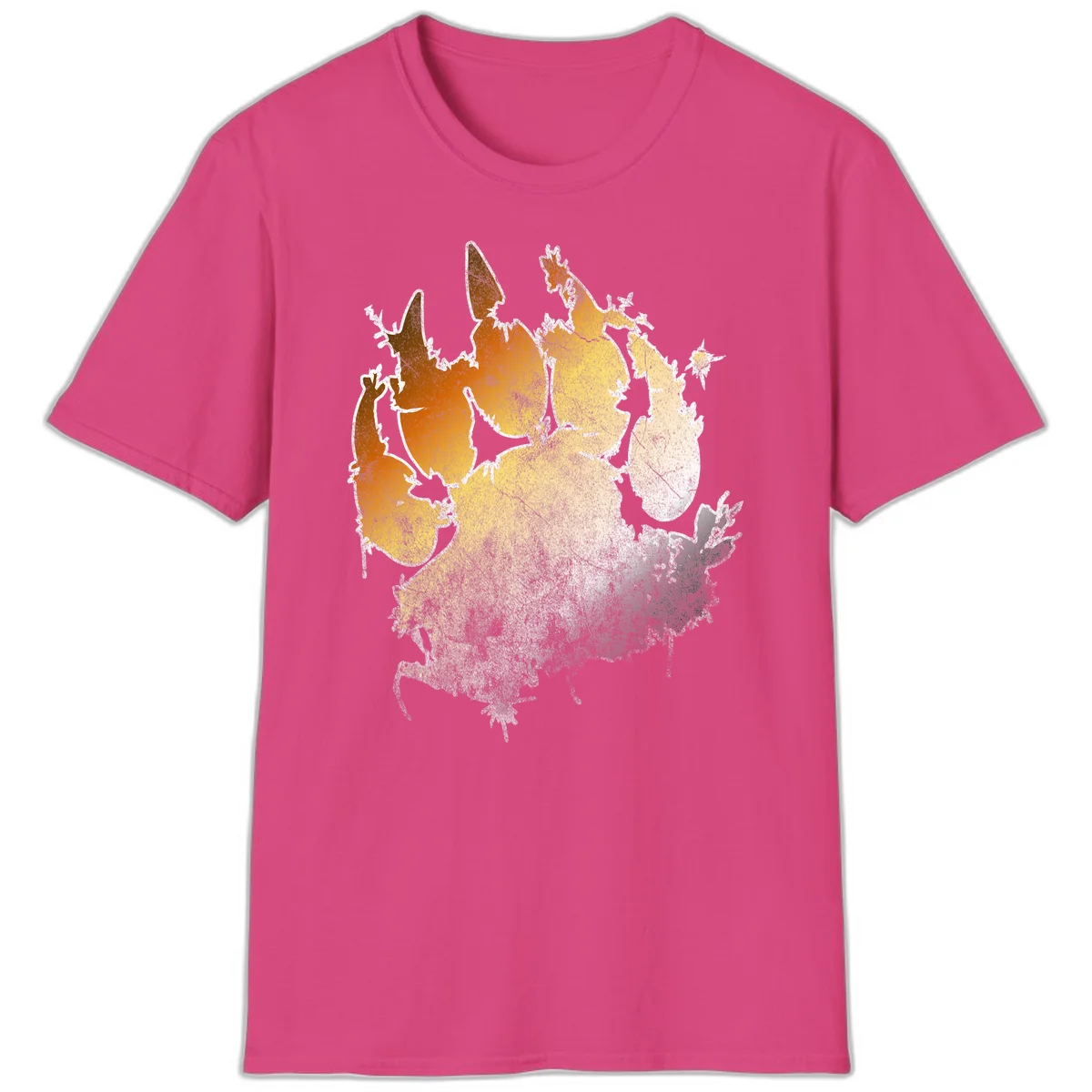 Russia heat map gradient design featuring warm brown and orange tones in the west transitioning to pale yellow and cream in the east in Heliconia