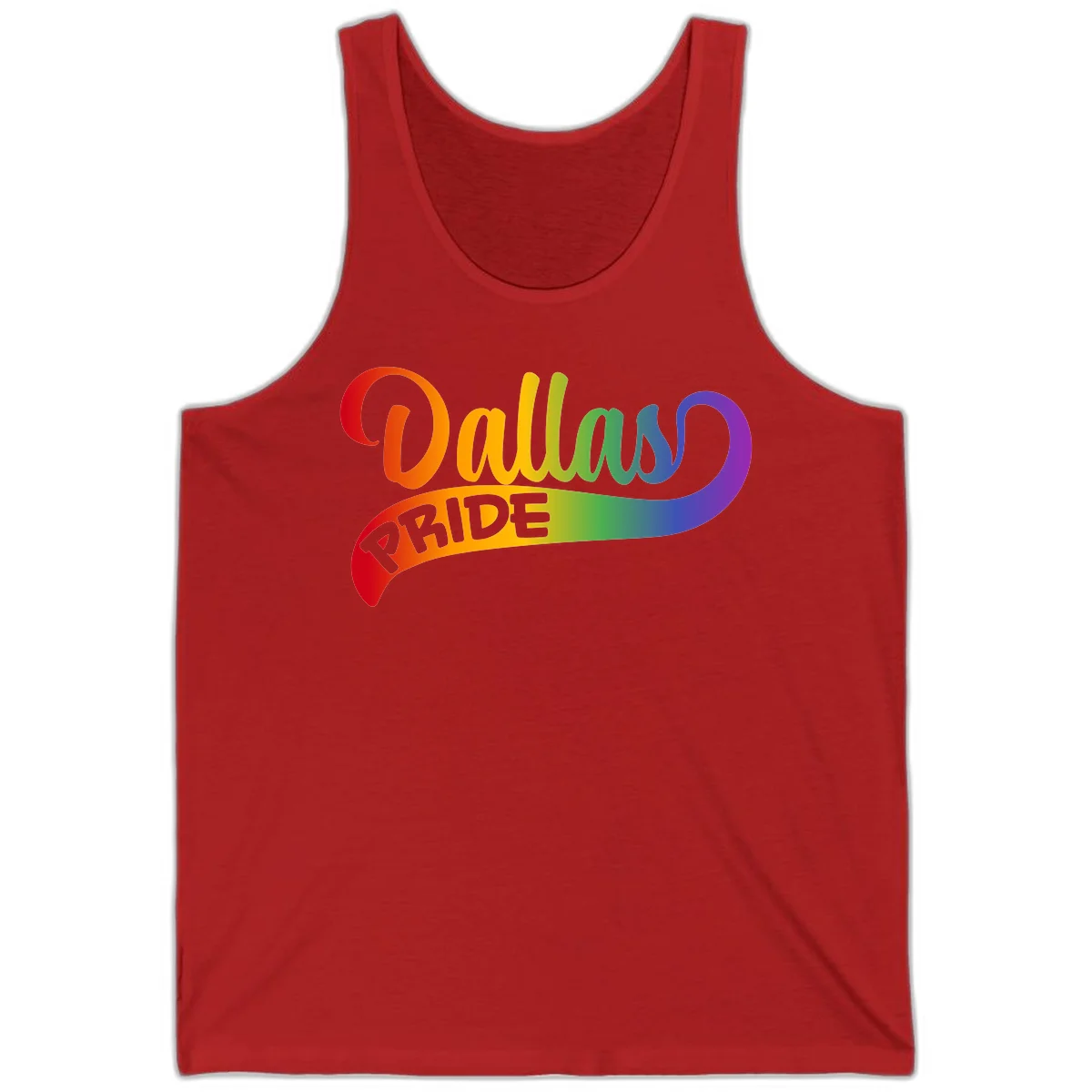 Colorful equality pride rainbow gradient design with flowing text and vibrant spectrum colors in Red