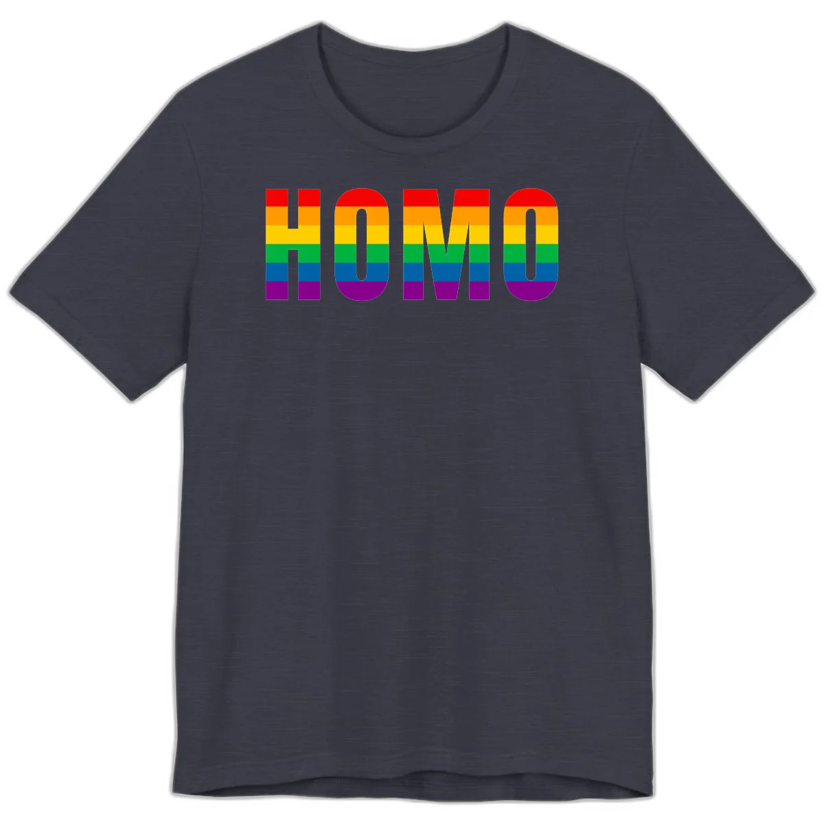 Rainbow pride flag colored numbers 110 and 1110 in bold geometric style on gray background in Heather Midnight Navy