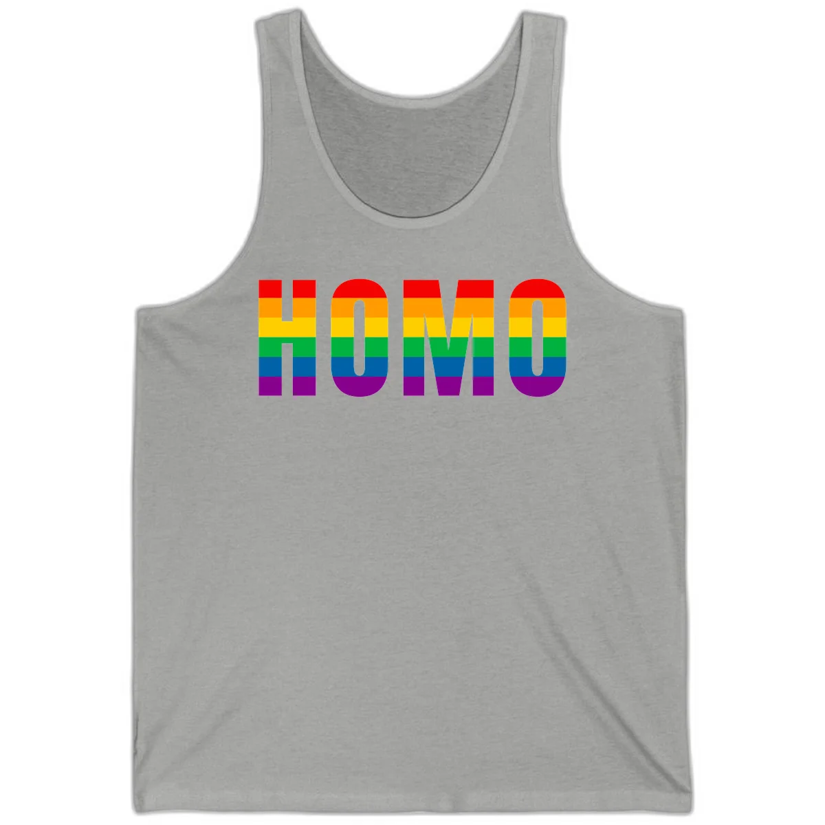 Rainbow pride flag colored numbers 110 and 1110 in bold geometric style on gray background in Athletic Heather