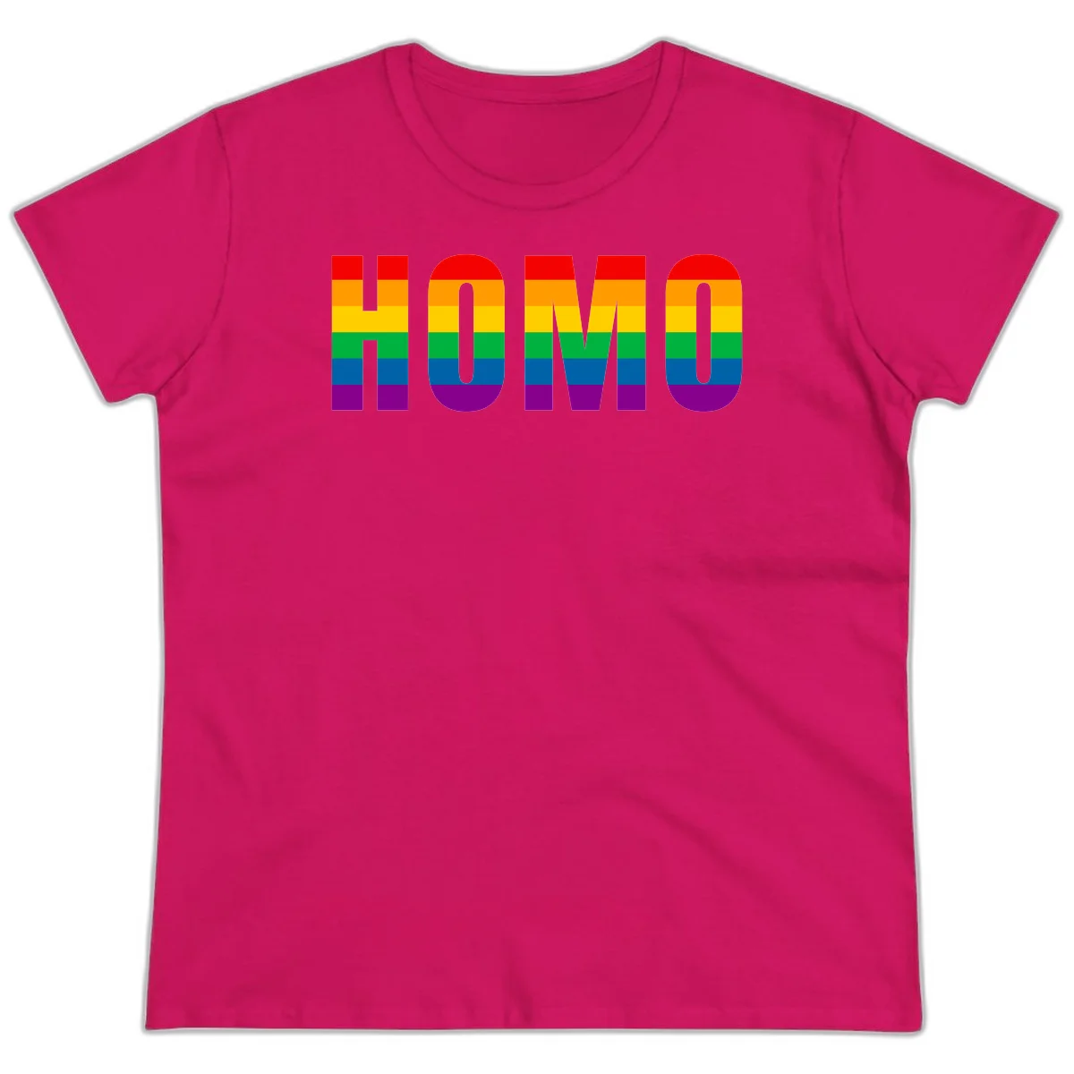 Love is love rainbow pride design with letters filled in rainbow flag stripes against gray background in Heliconia