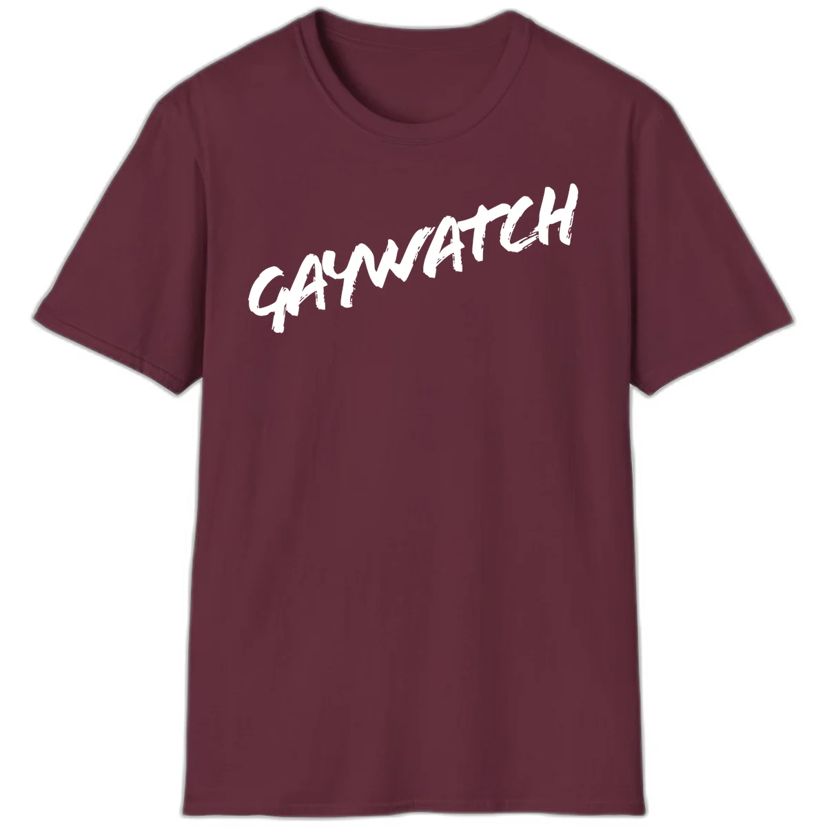 White distressed lettering spelling 'GROWTH' with upward arrow on gray background, symbolizing upward momentum and positive mindset in Maroon