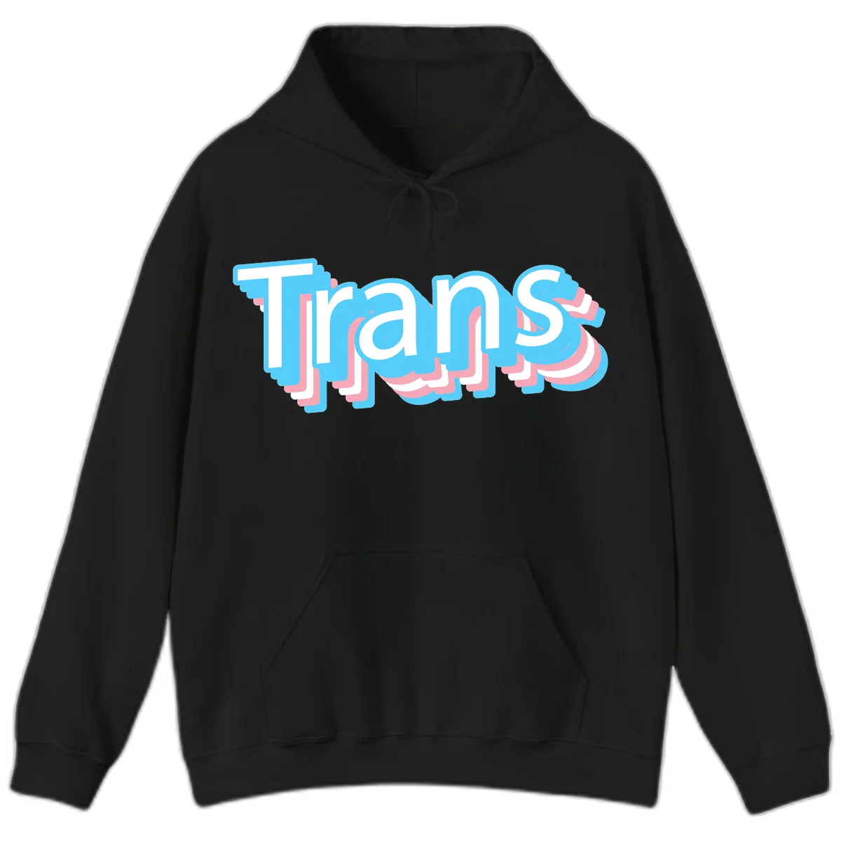 Titans 3D layered text design with cyan blue, pink, and white dimensional shadow effects on gray background in Black