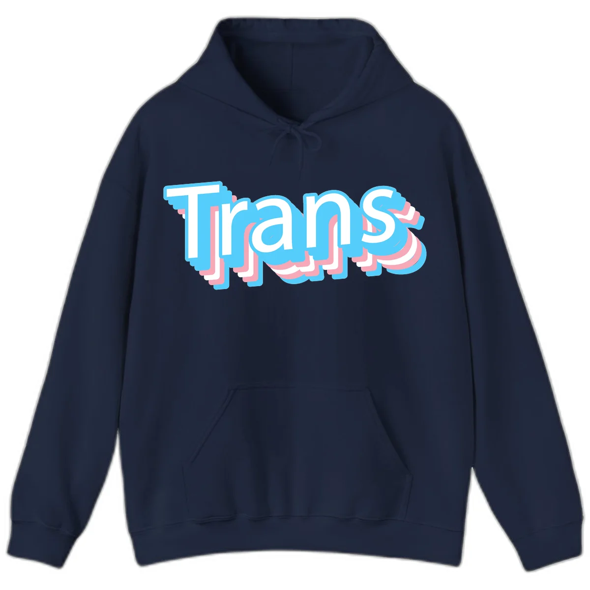 Titans 3D layered text design with cyan blue, pink, and white dimensional shadow effects on gray background in Navy