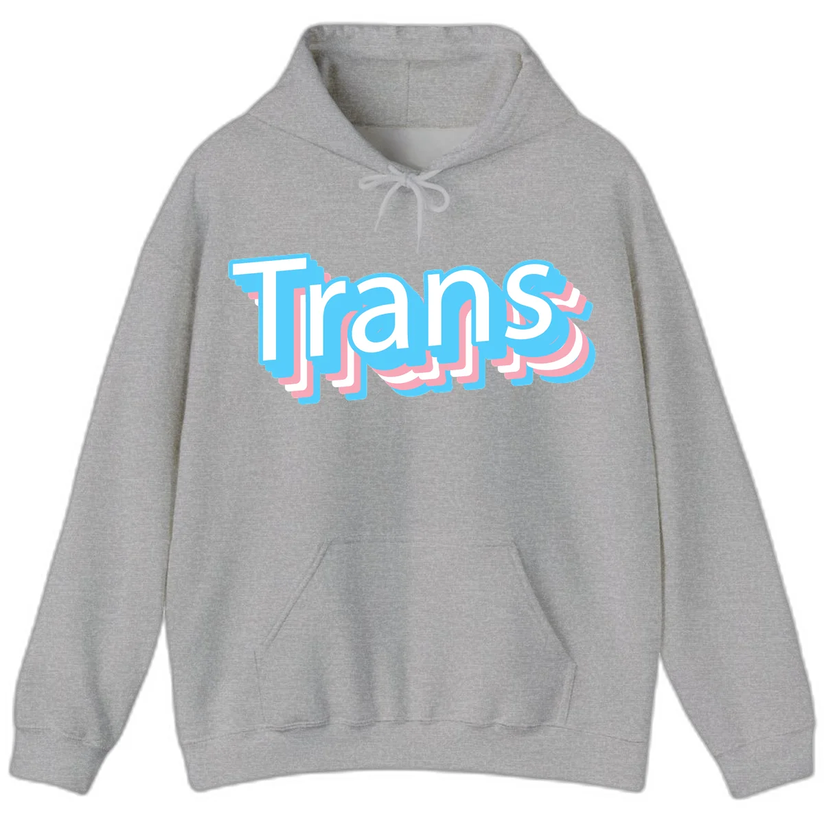 Titans 3D layered text design with cyan blue, pink, and white dimensional shadow effects on gray background in Sport Grey