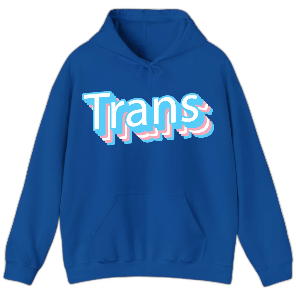 Titans 3D layered text design with cyan blue, pink, and white dimensional shadow effects on gray background in Royal