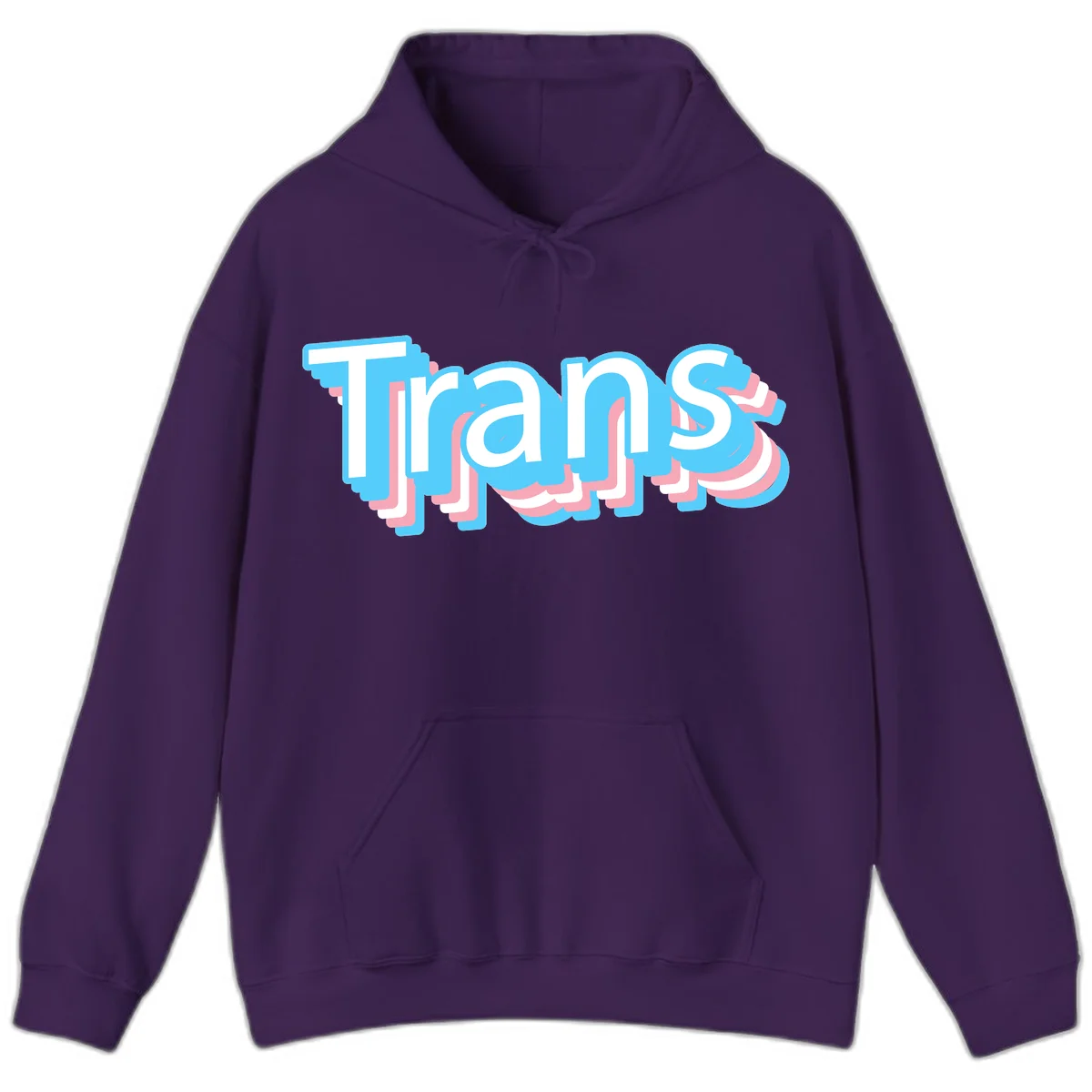 Titans 3D layered text design with cyan blue, pink, and white dimensional shadow effects on gray background in Purple