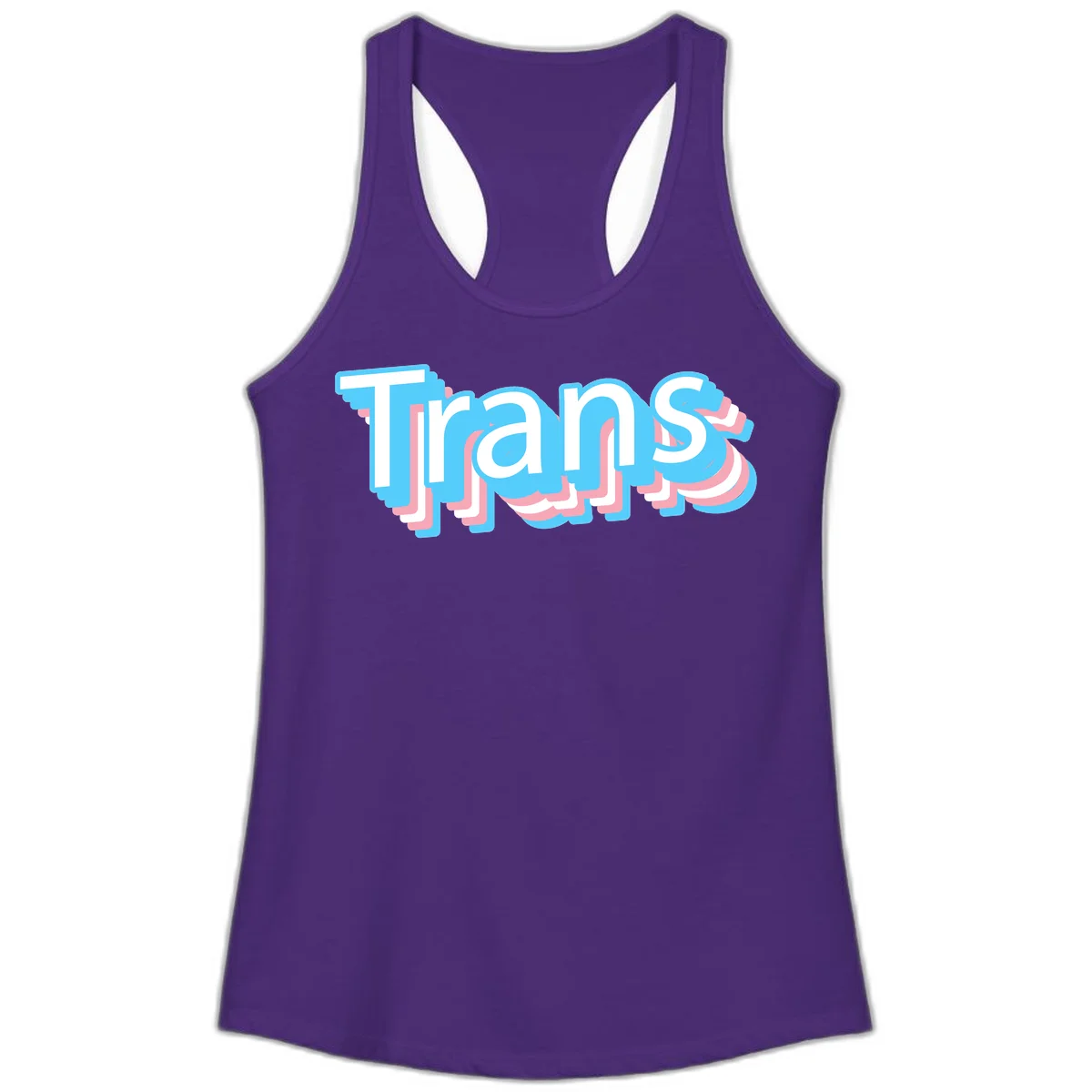 Titans 3D layered text design with cyan blue, pink, and white dimensional shadow effects on gray background in Solid Purple Rush