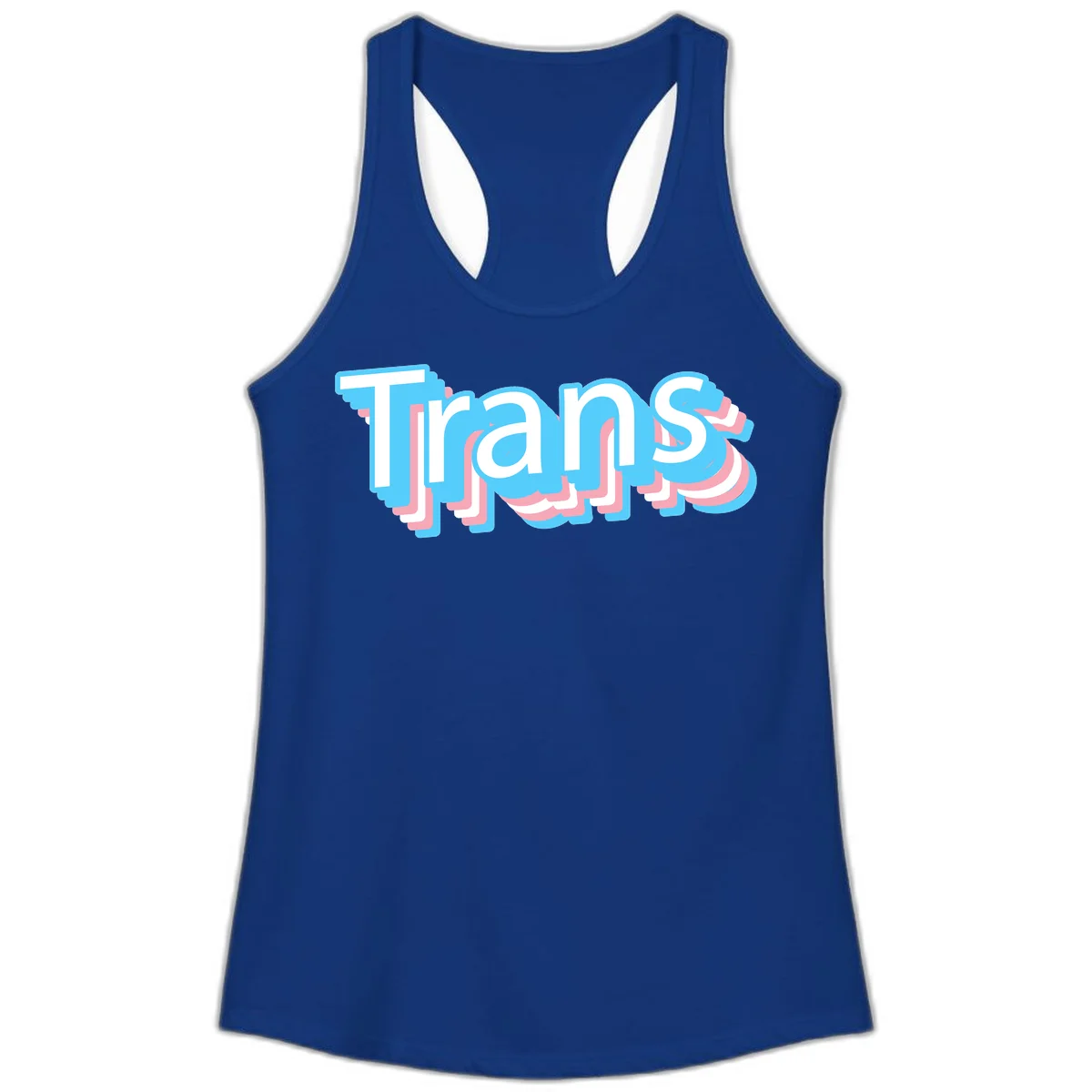 Titans 3D layered text design with cyan blue, pink, and white dimensional shadow effects on gray background in Solid Royal