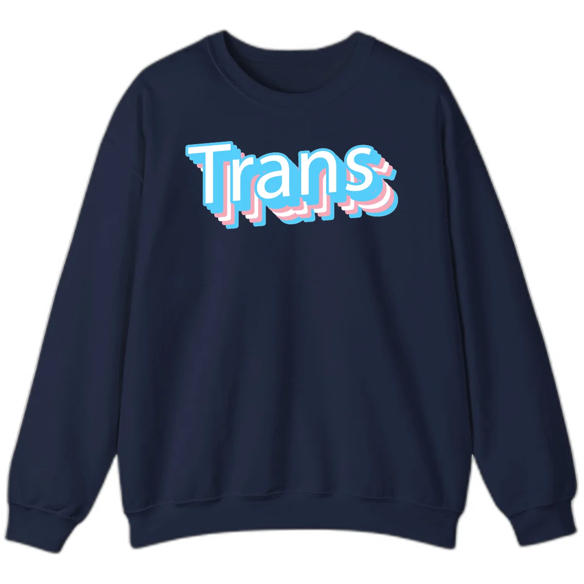 Titans 3D layered text design with cyan blue, pink, and white dimensional shadow effects on gray background in Navy