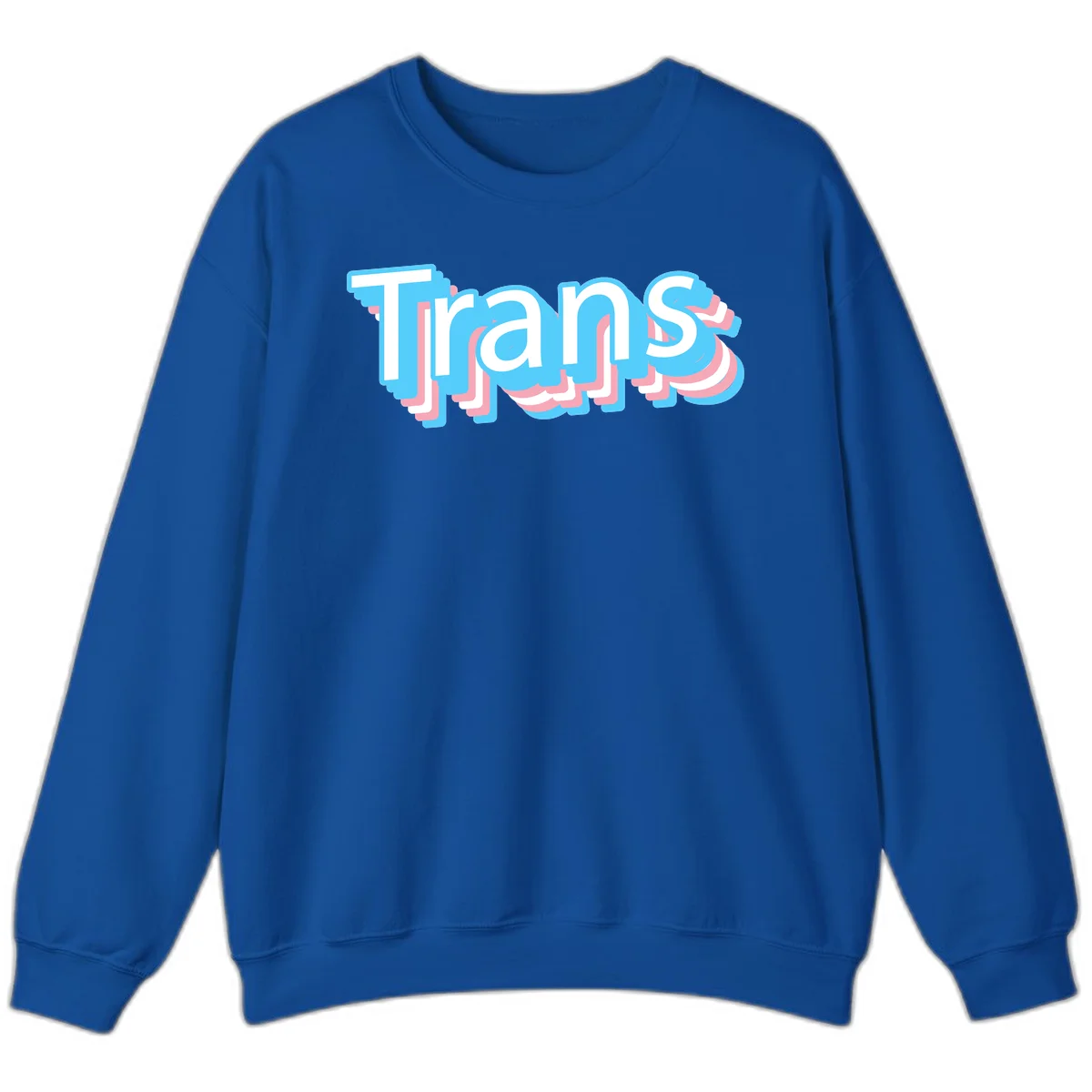 Titans 3D layered text design with cyan blue, pink, and white dimensional shadow effects on gray background in Royal