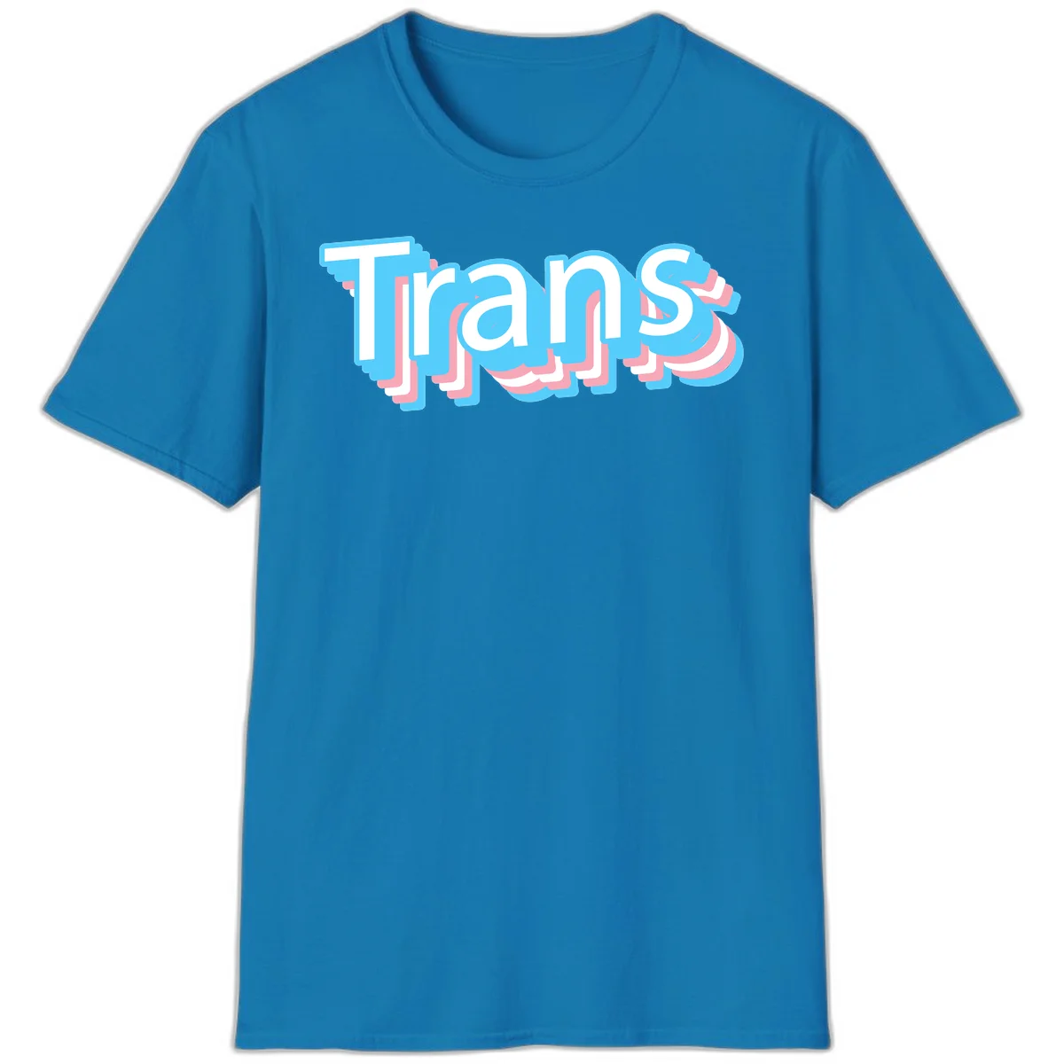 Titans 3D layered text design with cyan blue, pink, and white dimensional shadow effects on gray background in Sapphire
