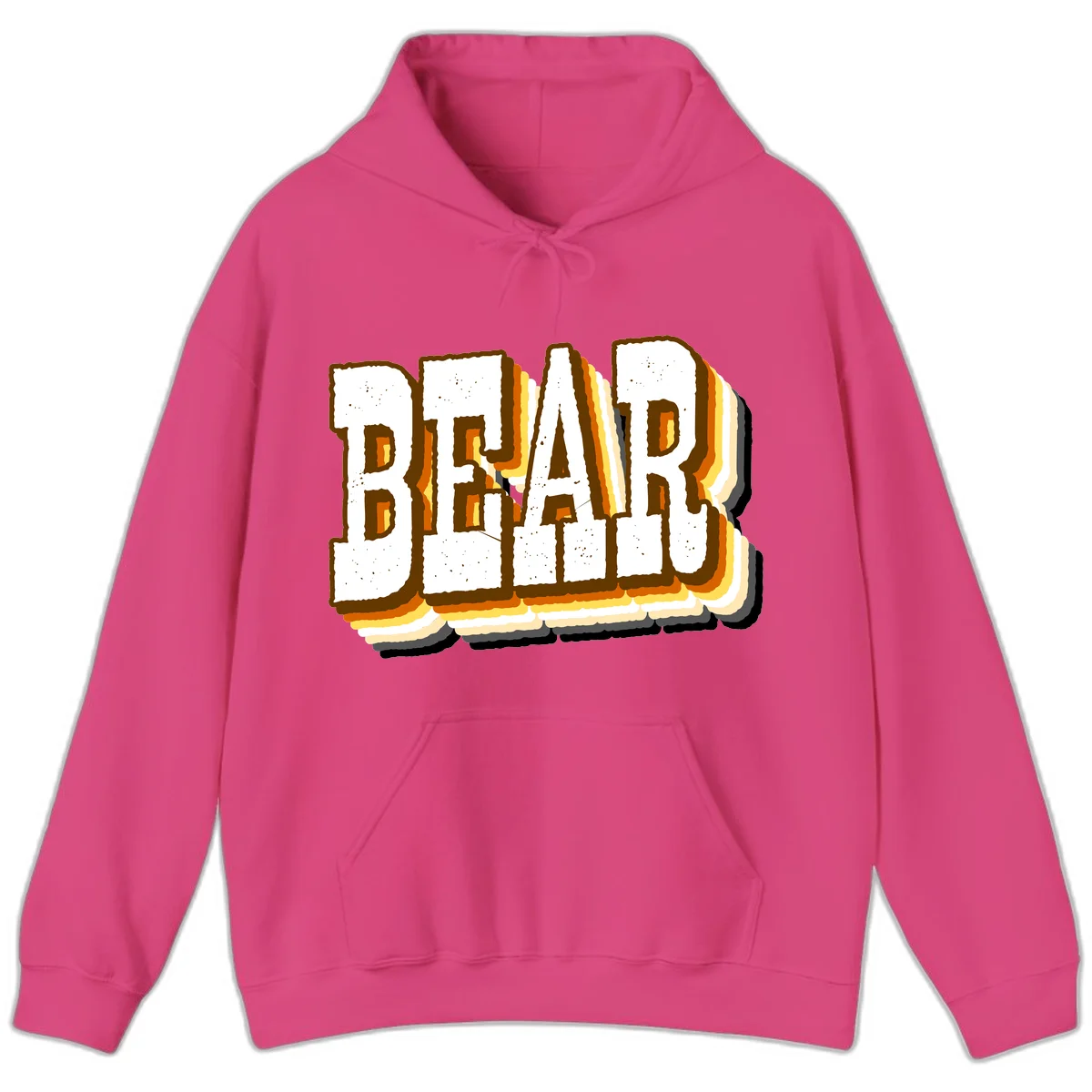 Dead bread toast graphic with thick brown letters featuring layered orange and yellow gradient effect on gray background in Heliconia