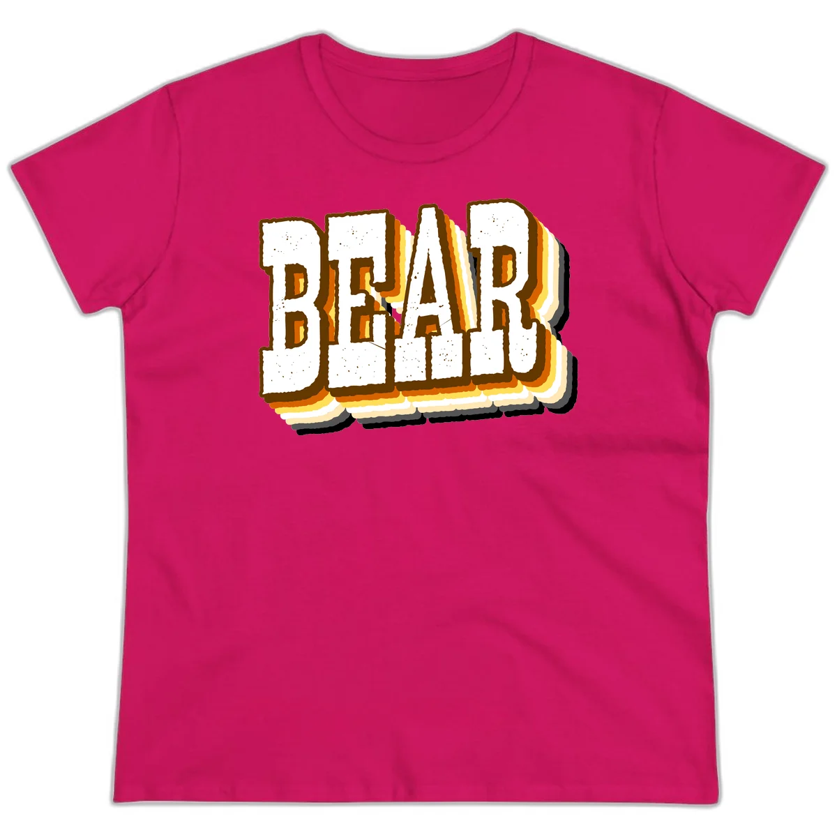 Dead bread toast graphic with thick brown letters featuring layered orange and yellow gradient effect on gray background in Heliconia