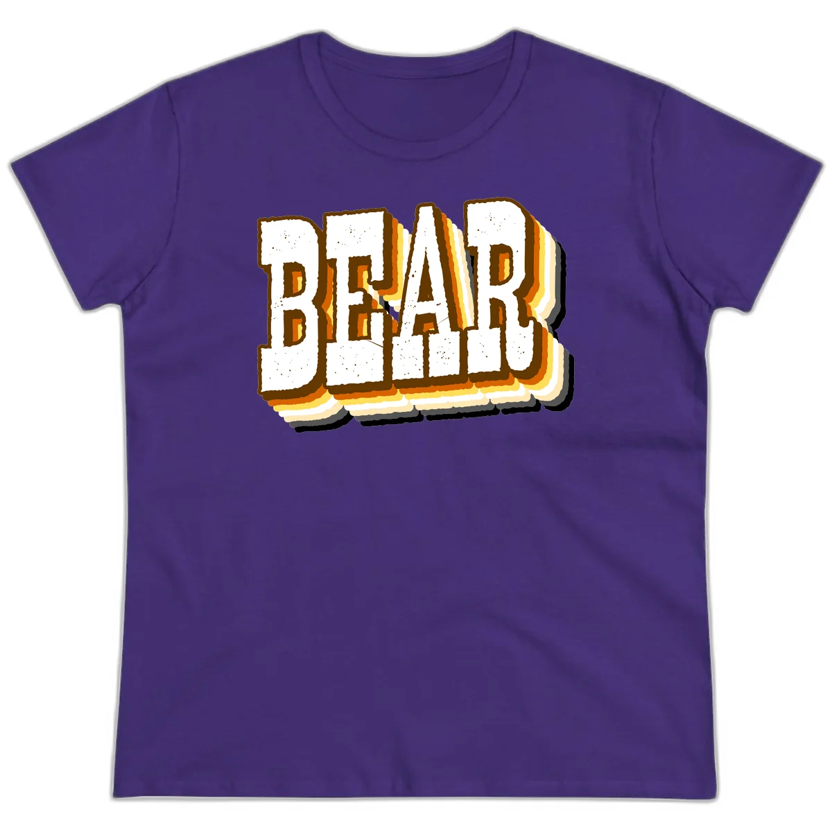 Dead bread toast graphic with thick brown letters featuring layered orange and yellow gradient effect on gray background in Purple