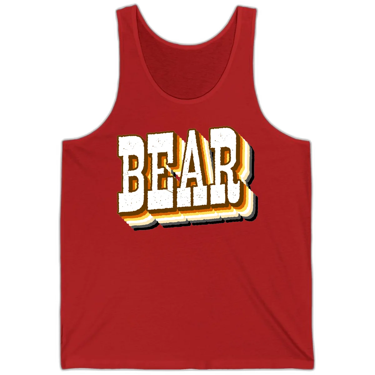 Dead bread toast graphic with thick brown letters featuring layered orange and yellow gradient effect on gray background in Red