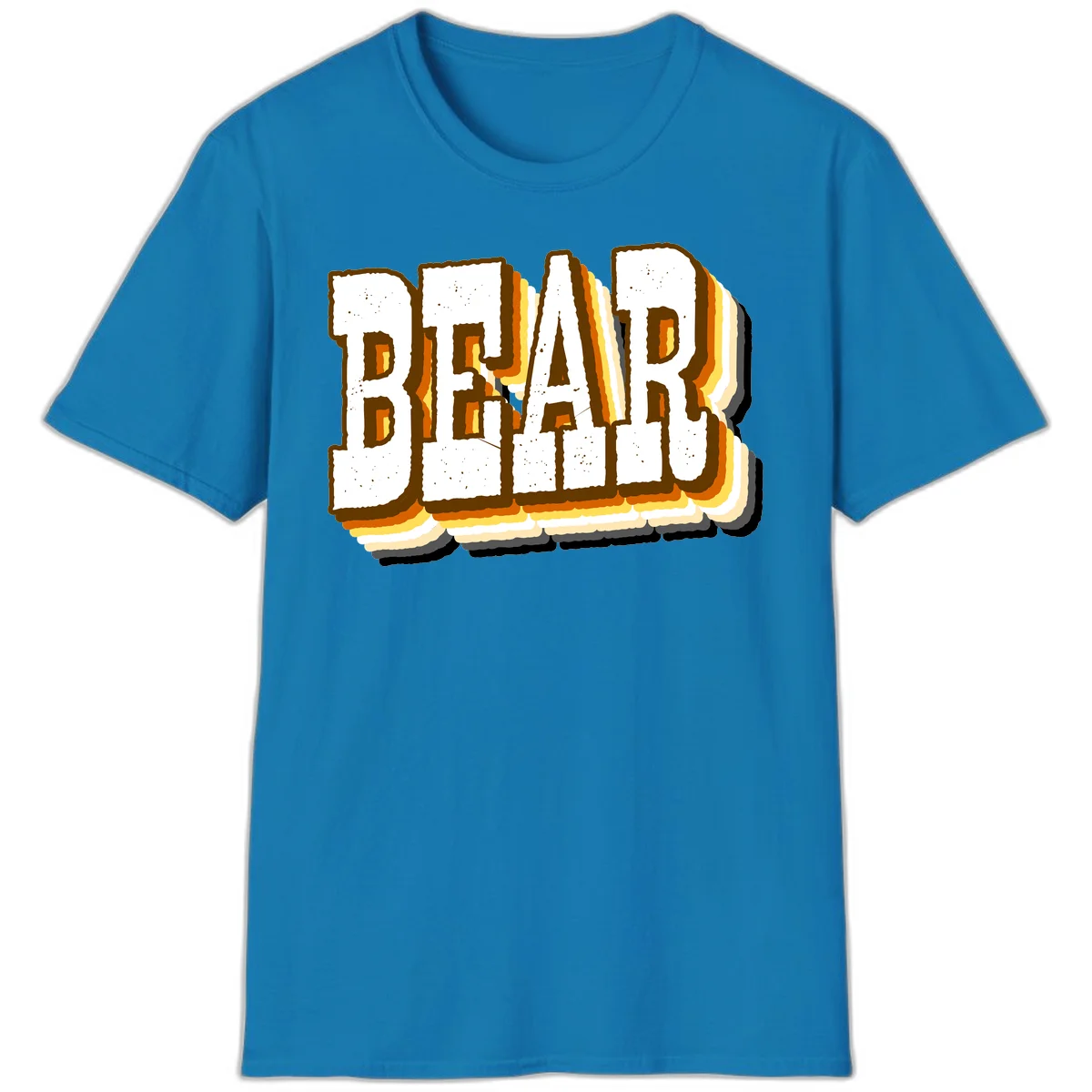Dead bread toast graphic with thick brown letters featuring layered orange and yellow gradient effect on gray background in Sapphire