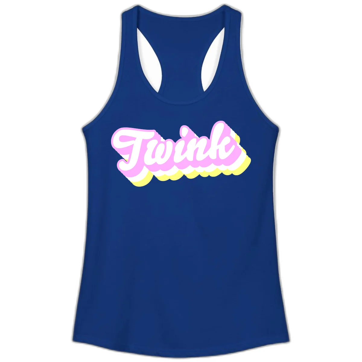 Froze ice cream cone design with pink, white, and yellow scalloped layers and playful typography on gray background in Solid Royal