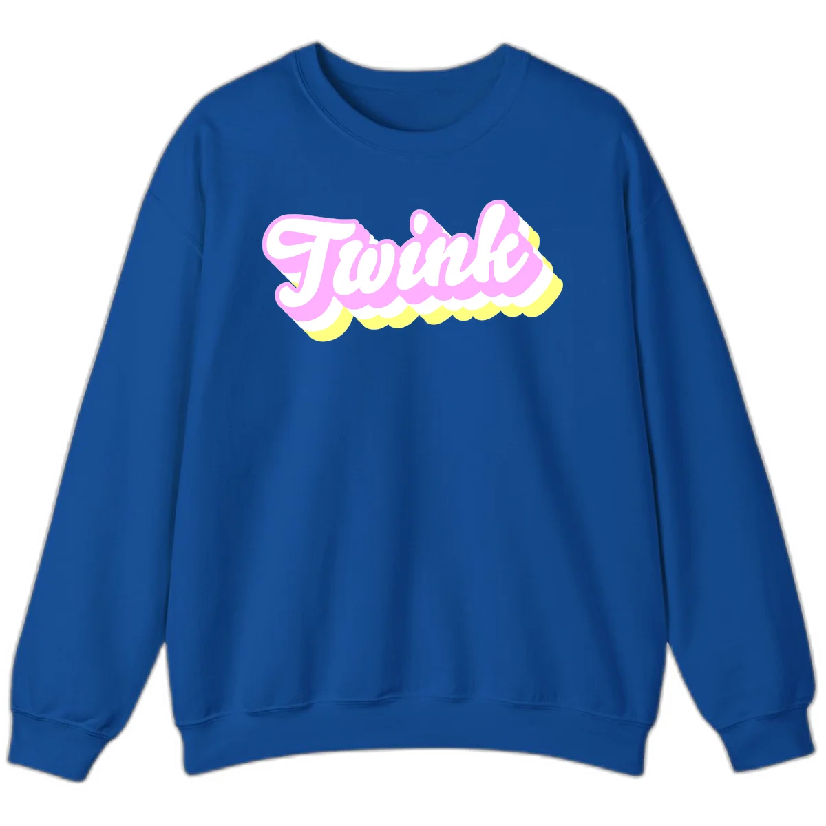 Froze ice cream cone design with pink, white, and yellow scalloped layers and playful typography on gray background in Royal