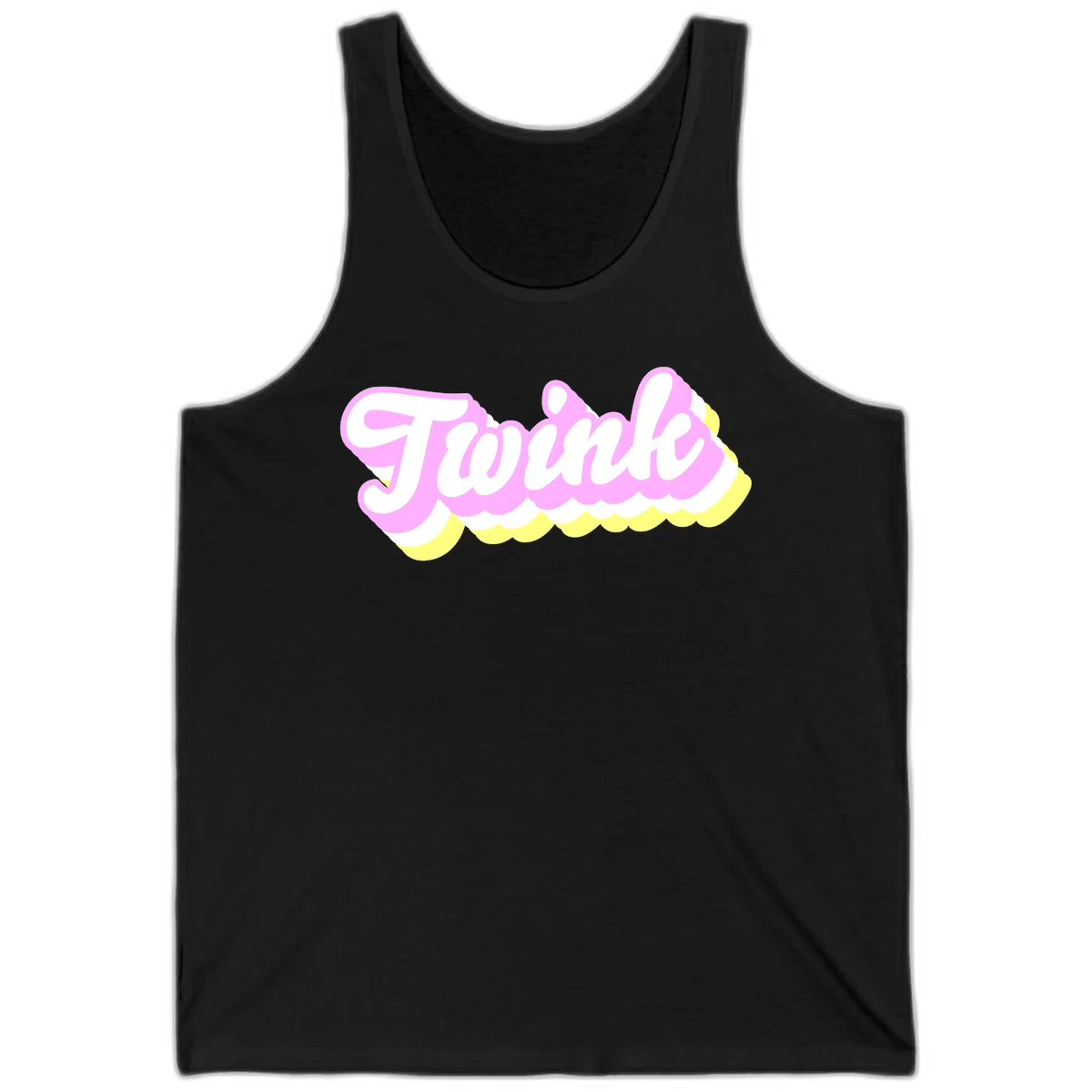 Froze ice cream cone design with pink, white, and yellow scalloped layers and playful typography on gray background in Black