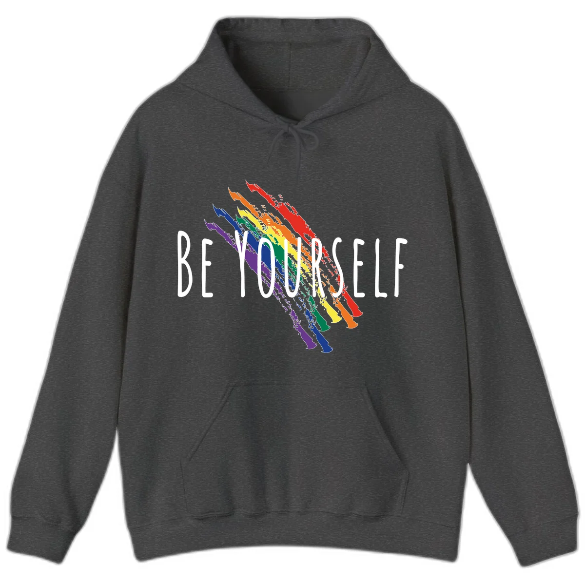 Beyond Left Indonesia Pride Map design featuring Indonesia's outline in rainbow pride colors with regional boundaries labeled in Dark Heather